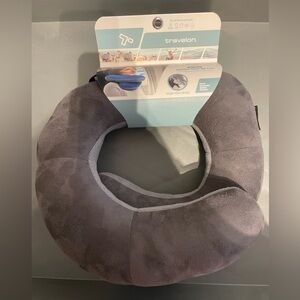 Travelon Deluxe Wrap-n-Rest Pillow Gray New